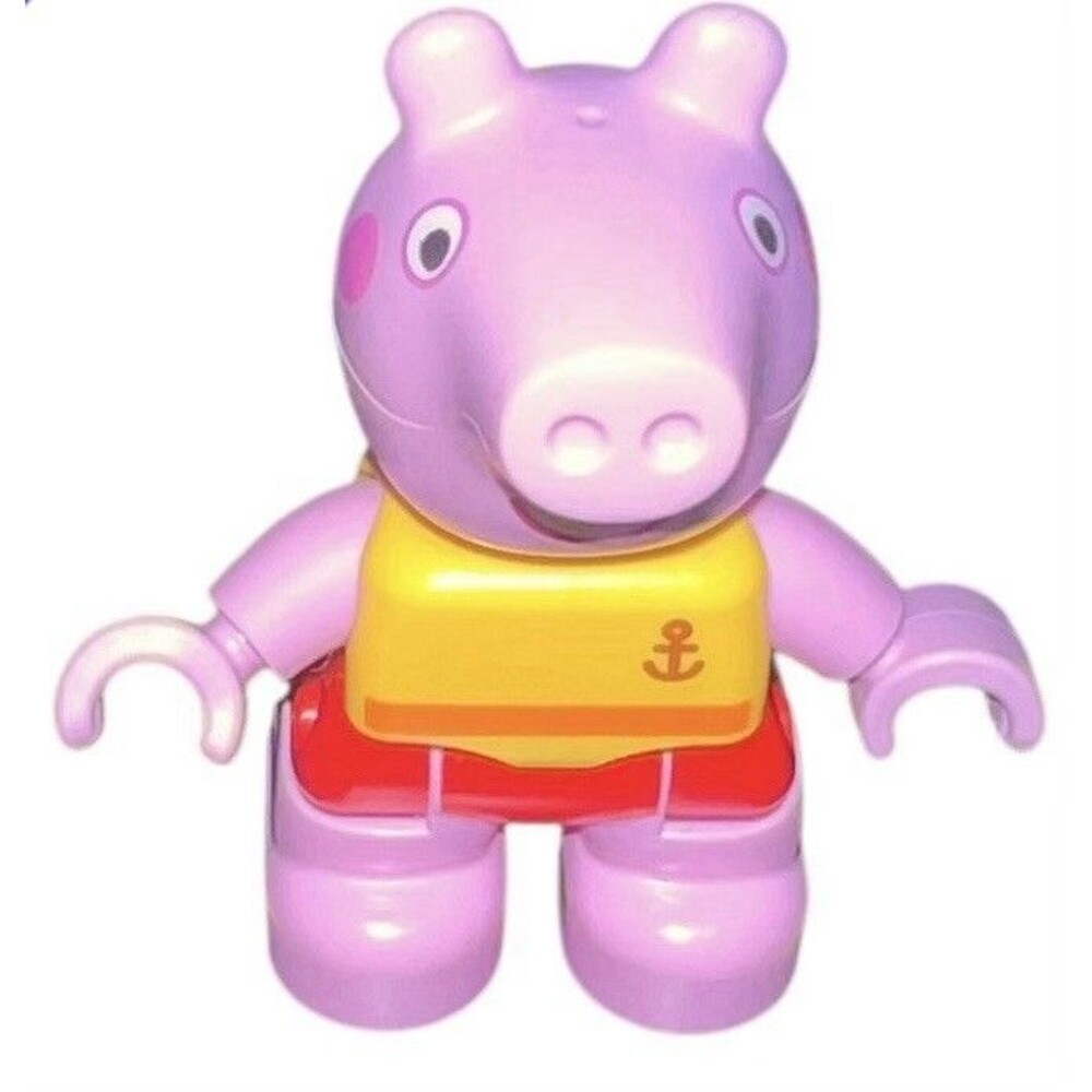 Lego Duplo Peppa Pig Wearing Swimsuit Replacement Figure From Boat Trip Set